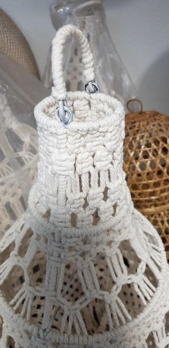 Macrame - lampenkap - bohemian stijl