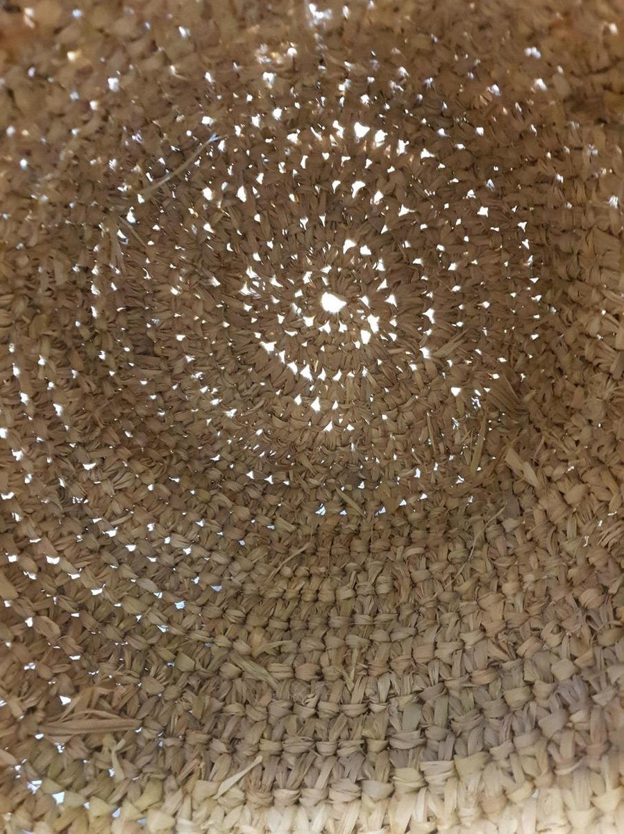 Lampenkap - zeegras - bohemian - handmade