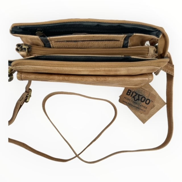 Bizzoo bag small with front pocket natural