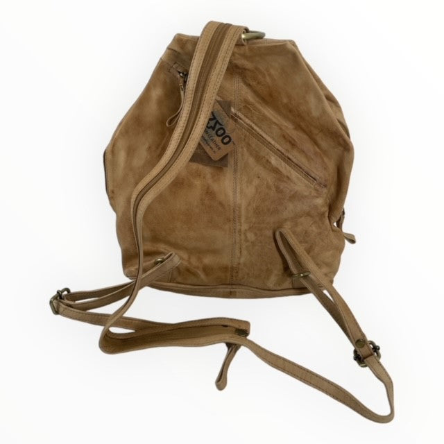 Bizzoo backpack with metal ring natural