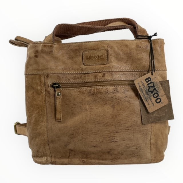 Bizzoo backpack and shopper natural