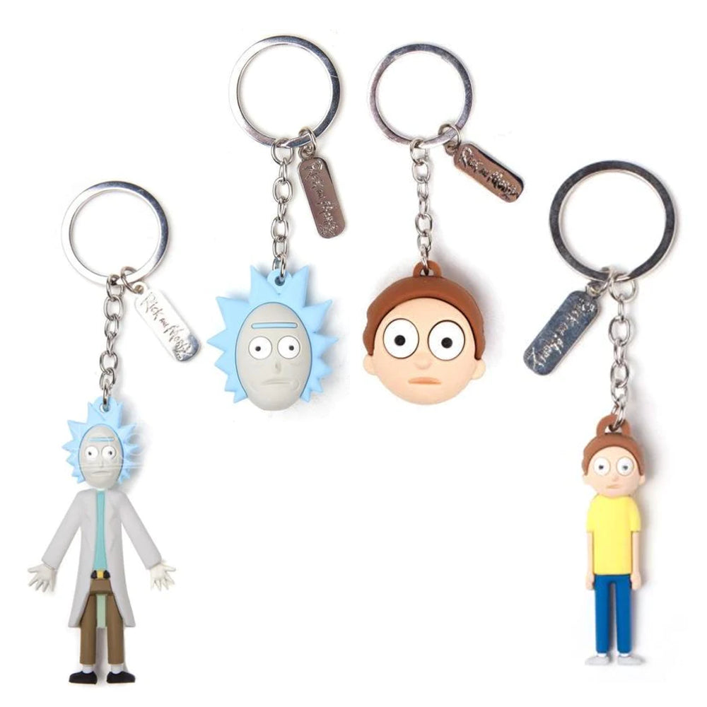 Combipack 3D Sleutelhangers Rick & Morty