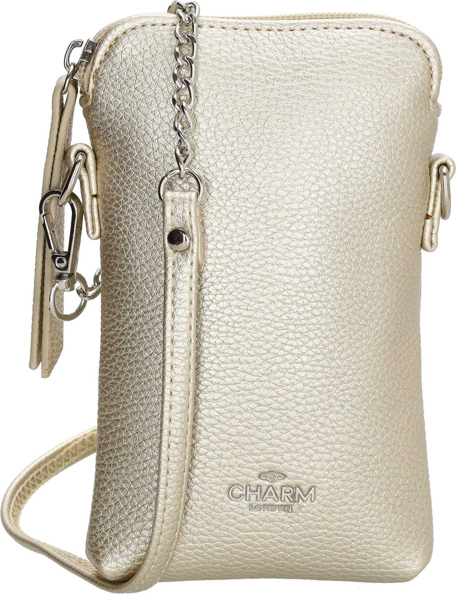 Charm London Stratford Telefoontasje - Goud