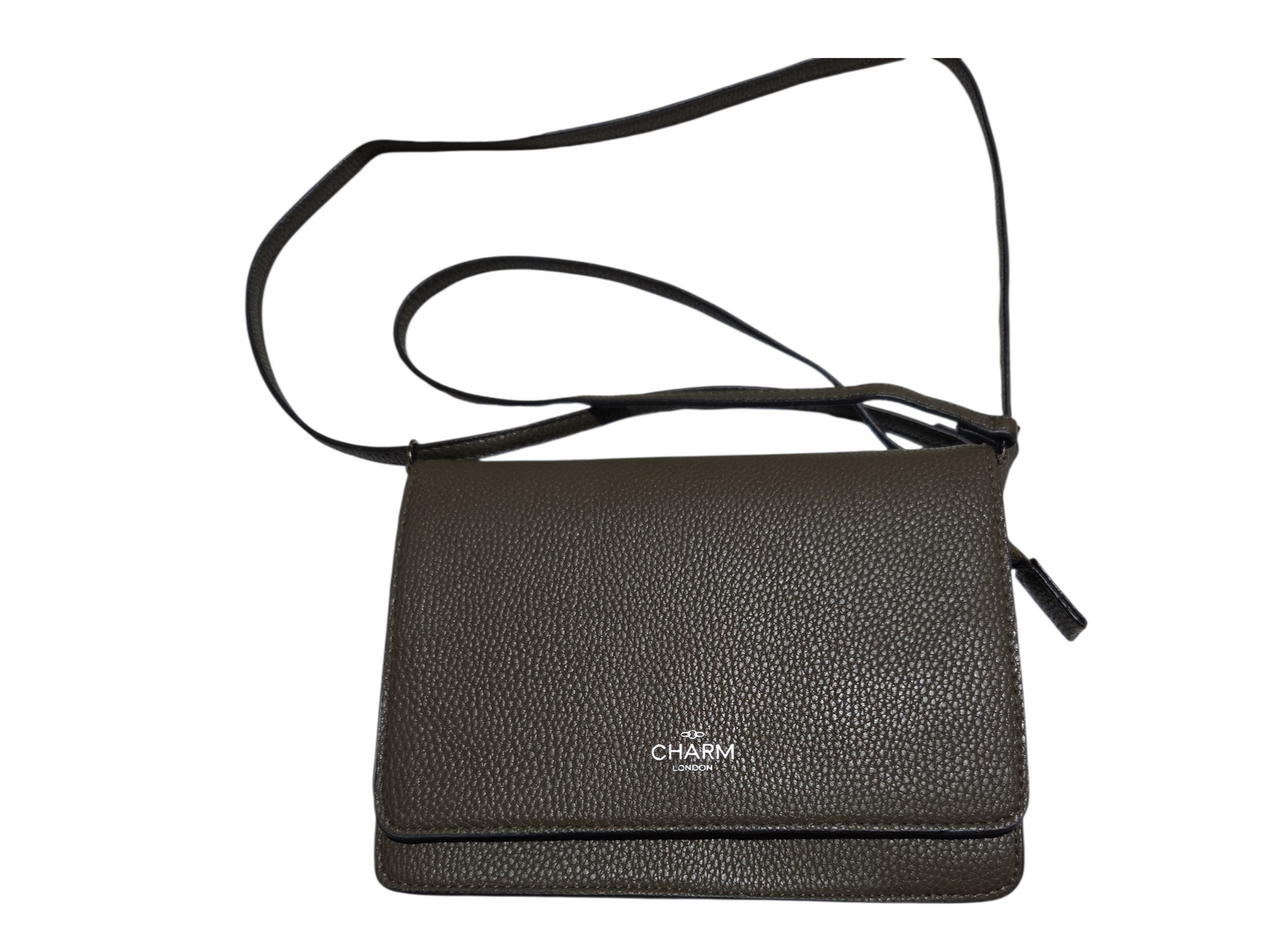 Charm London Stratford Schoudertas - Donker Olijf