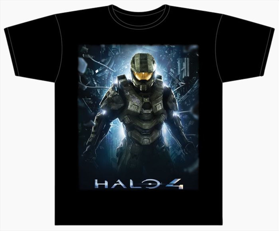 Halo 4 - Master Chief Black T-Shirt - S