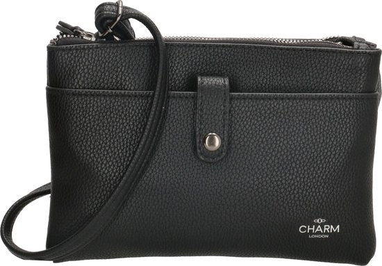 Charm London Stratford Schoudertas - Zwart