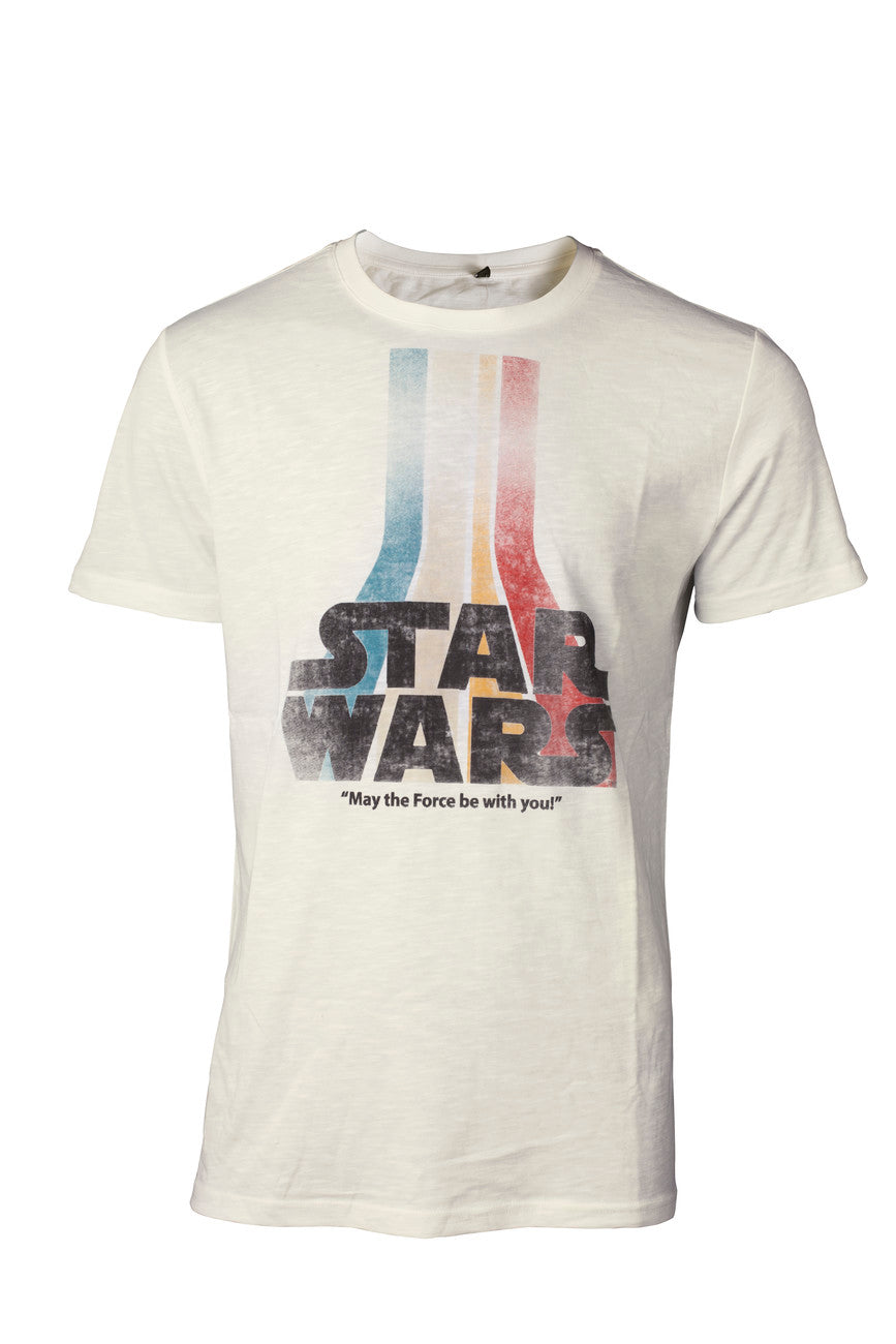 Star Wars - Retro Rainbow Logo T-shirt - S