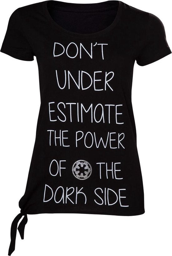 Star Wars Rogue One – Don't Underestimate the Dark Side Female T-shirt - S
