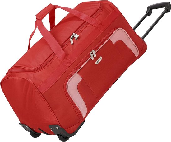 Orlando Reistas, met wielen, 73 liter, rood