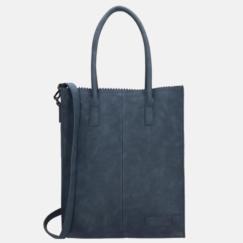 Zebra Trends Grote Schoudertas / Crossbodytas Dames - Rosa XL - Blauw