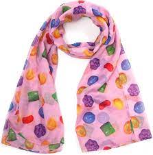Candy Crush Scarve Scarf with Candy Multicolor