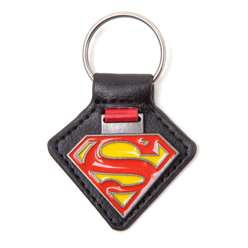 Superman - Sleutelhanger Lederlook en metaal