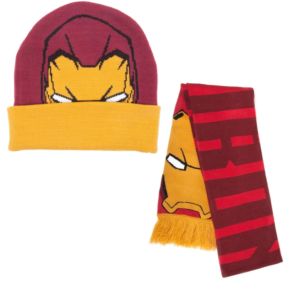 Warm en Stijlvol de Winter Door met de Nieuwe Combipack Iron Man Muts en Sjaal