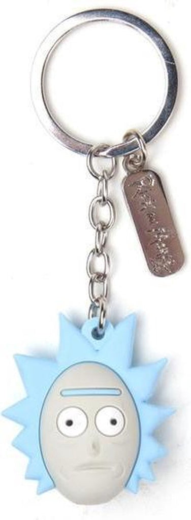 Rick and Morty - Rick Face 3D Rubber Sleutelhanger