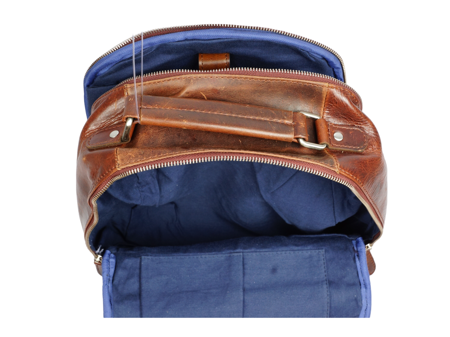 Arpello  Leren Business/ travel rugtas -6.1411BRANDY-