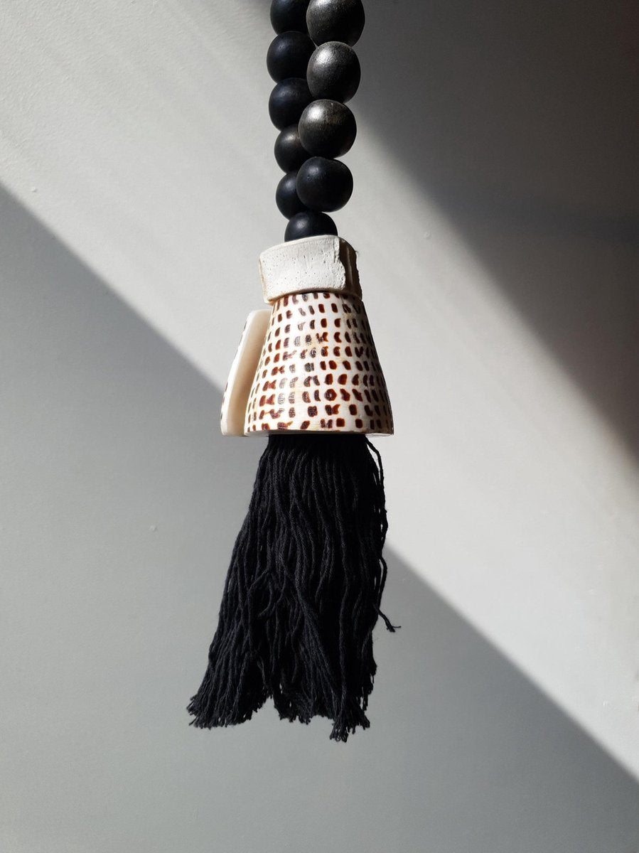Kralenketting - schelpenhanger - decoratief - boho stijl
