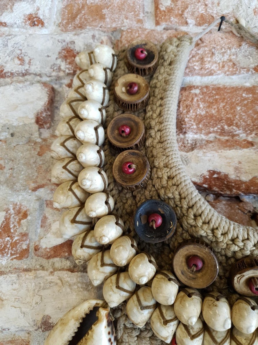 Wandhanger Groot- wanddecoratie - schelpen - handgemaakt - natuurlijke materialen