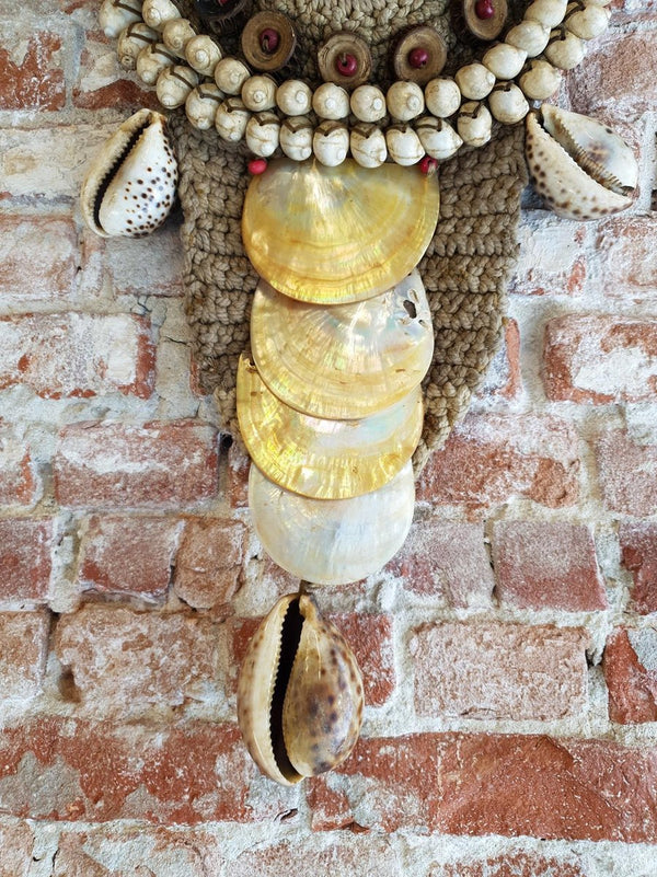 Wandhanger Groot- wanddecoratie - schelpen - handgemaakt - natuurlijke materialen