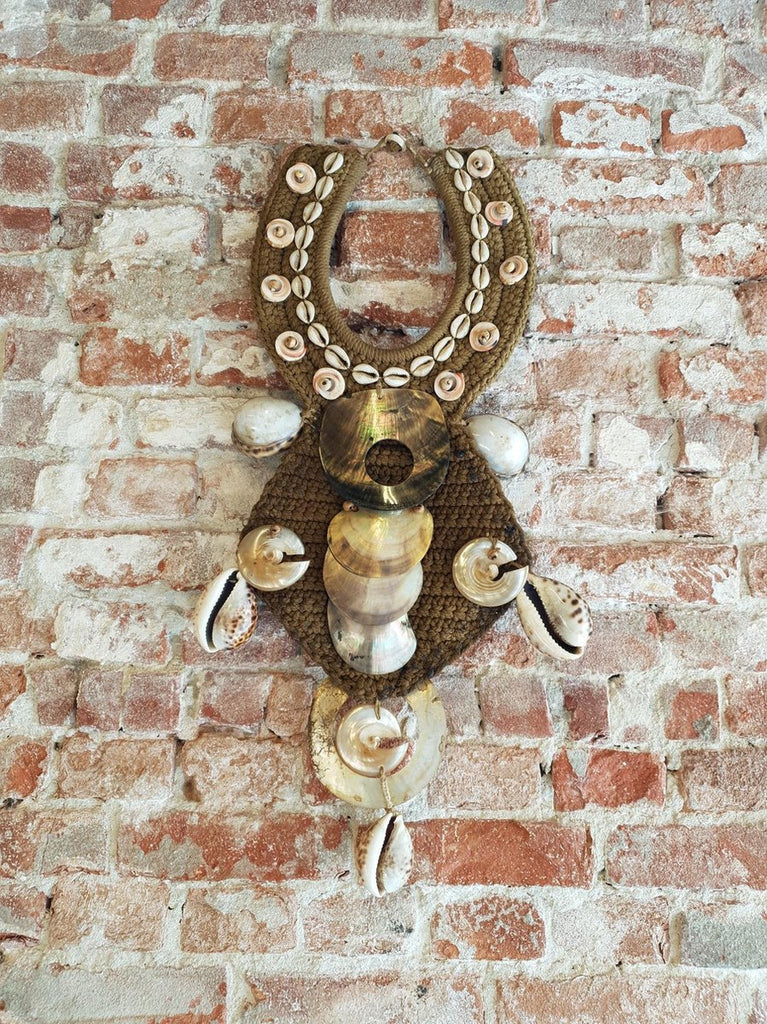 Wandhanger Groot- wanddecoratie - schelpen - handgemaakt - natuurlijke materialen