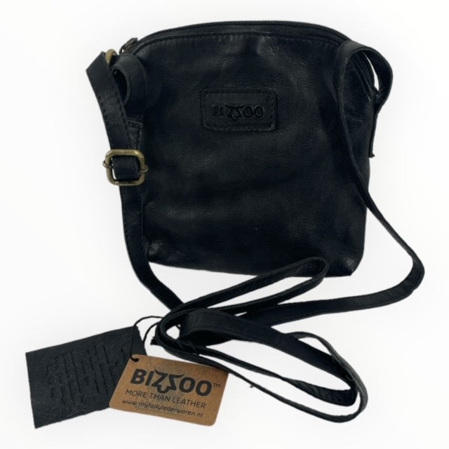 Bizzoo bag small with long shoulder strap black