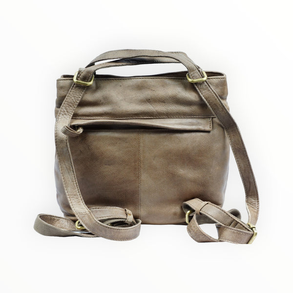 Bizzoo backpack and shopper taupe