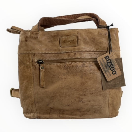 Bizzoo backpack and shopper natural