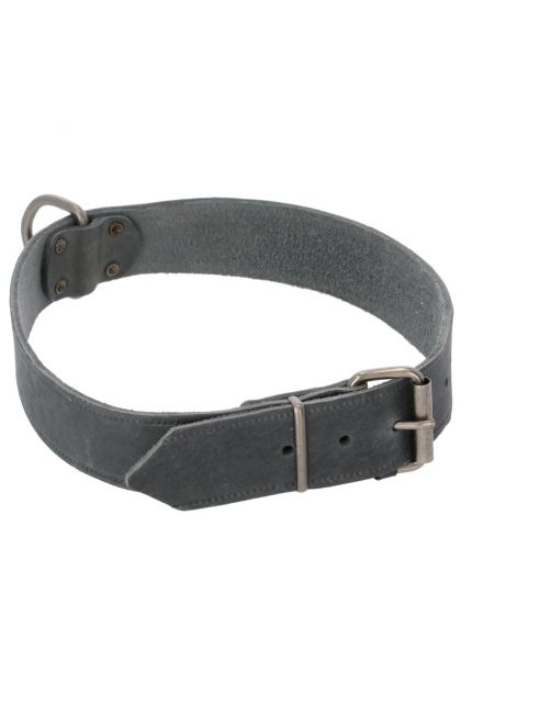 Adori Halsband Vetleder Met Print Grijs - Hondenhalsband - 80x4 cm