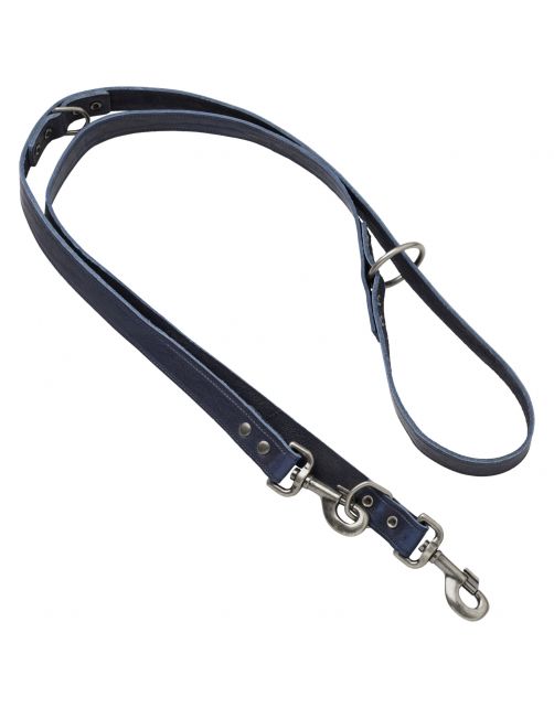 Adori Dresseerlijn Italy Vintage 200x2.5 cm - Hondenriem - Blauw