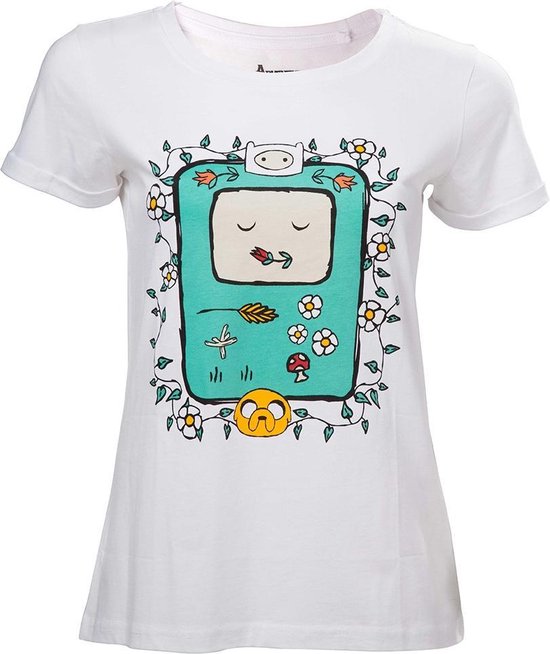 ADVENTURE TIME - T-Shirt BMO Flowers