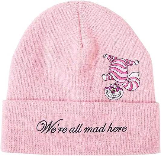 Alice in Wonderland Disney muts Grinsekat All Mad Here roze