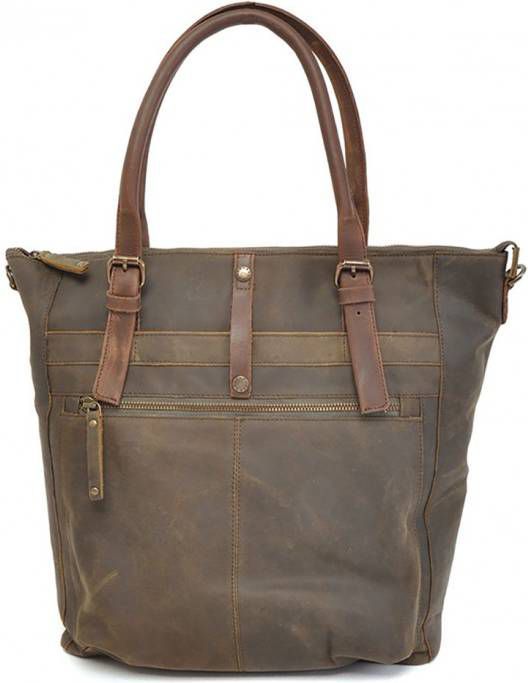 Barbarossa Ruvido Dames Laptop Schoudertas 14" Military