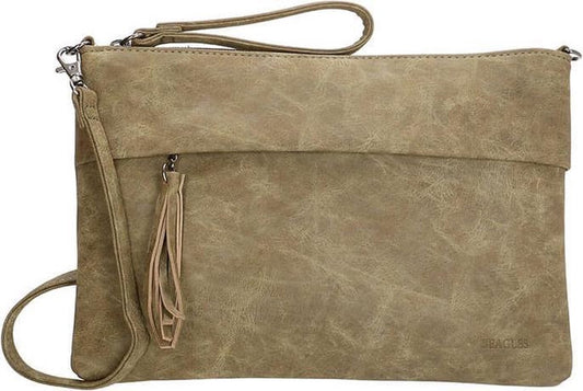 Beagles Clutch / Schoudertas Olijf Groen
