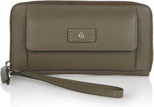 Castelijn & Beerens Lavano Smartphone Rits Portemonnee Groen