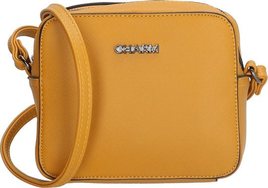 Charm Crossbody Schoudertasje Birmingham - Oker Geel