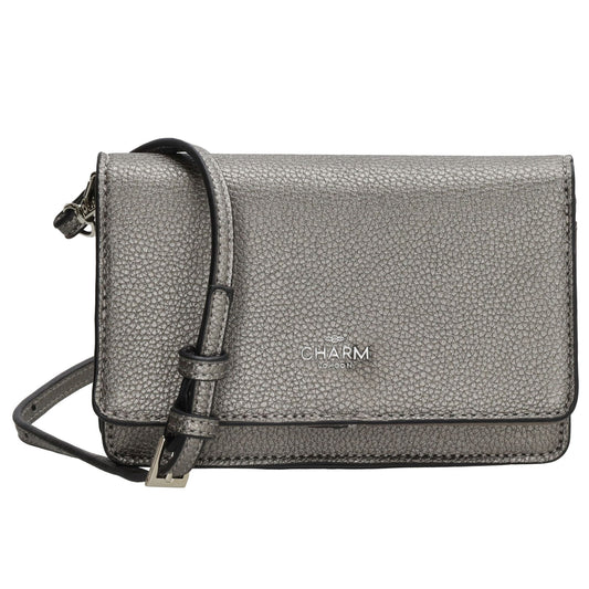 Charm London Stratford Schoudertas S Pewter