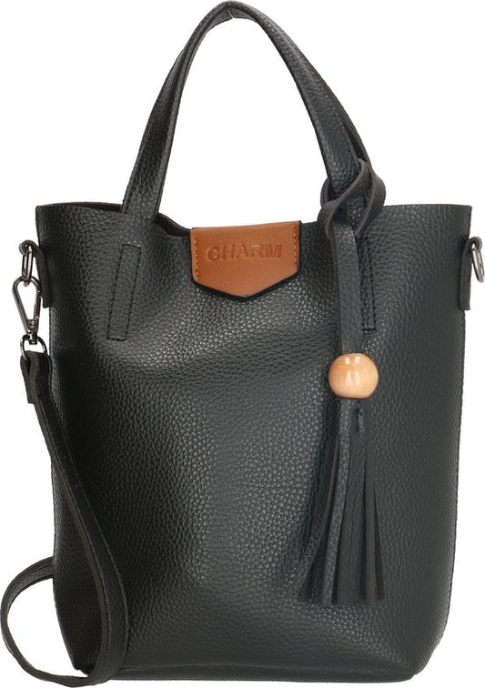 Charm Govent Garden Handtas - Zwart
