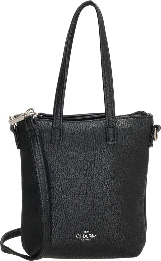 Charm London Stratford Crossbody Schoudertas Shopper - Zwart