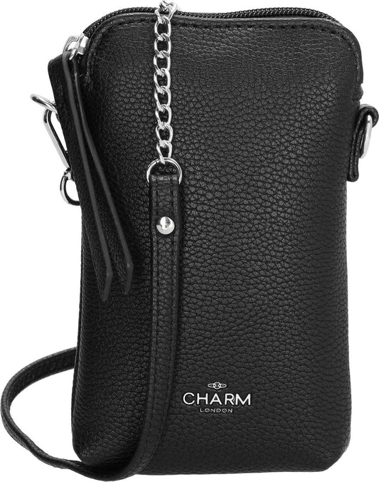 Charm London Stratford Telefoontasje - Zwart