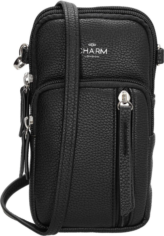 Charm London Stratford Telefoontasje - Zwart