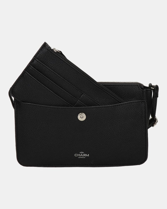 Charm London Schoudertas - zwart