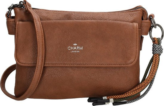 Charm London Tottenham Schoudertas - Bruin.