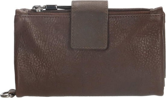 Micmacbags Hide & Stitches Discover Portemonnee - Donkerbruin