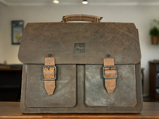 Arpello Leren werk / school tas -6.1738BRUIN-