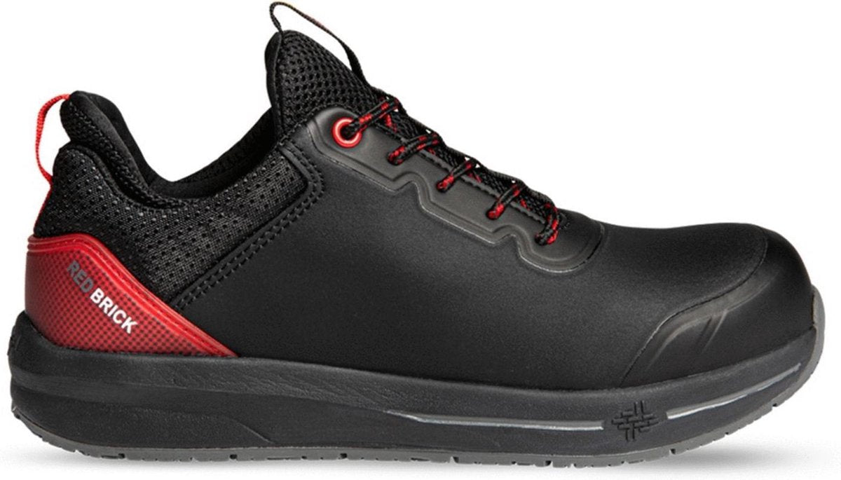 Redbrick Motion Fuse S3 Rood&Zwart - Werkschoenen - 46 Eu