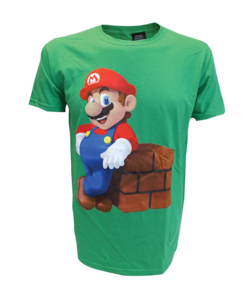 Nintendo T-shirt Odyssey Groen Mario