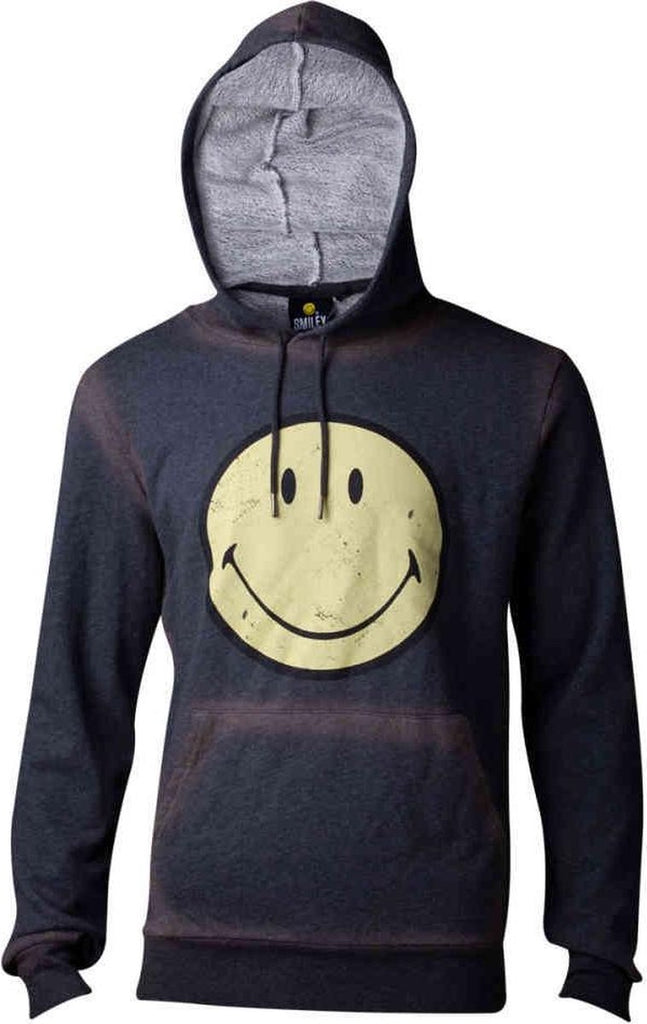 Smiley - Acid Washed Smiley - Men s Hoodie