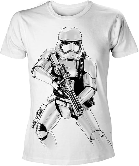 STAR WARS  Armed Stormtrooper Sketch heren T-Shirt - S