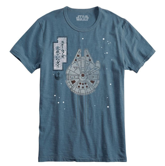 Star Wars - Millennium Falcon Japanese Print Men's T - shirt