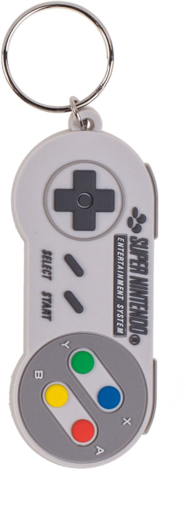 Sleutelhanger - Nintendo: SNES controller - rubber - metalen ring