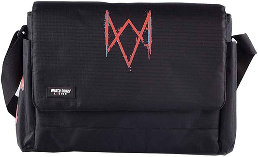 Watch Dogs , uniseks, zwart-rood tas